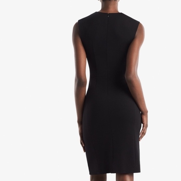 MM Lafleur The Katie Dress Black Sleeveless Sheath Knee Length Business Sz 8 - Picture 14 of 16